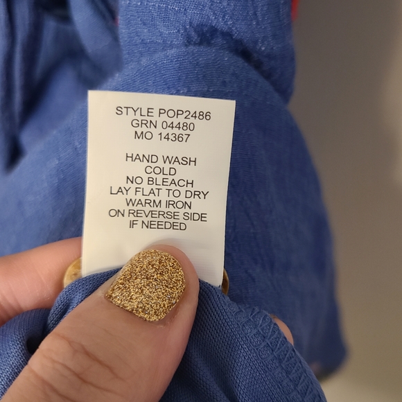 NWOT | Sunlit Bloom Embroidered Boho Tunic Dress – Figueroa & Flower (S) - Picture 6 of 9